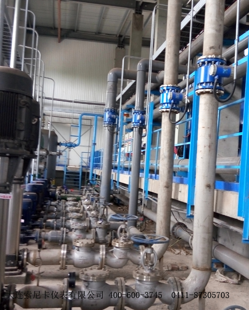 電廠電磁流量計(jì)現(xiàn)場圖